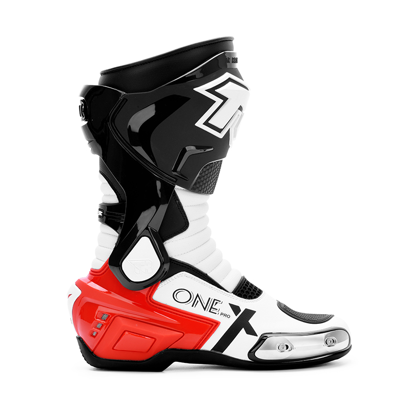 Tiger Racing X One Pro Boots - Red White