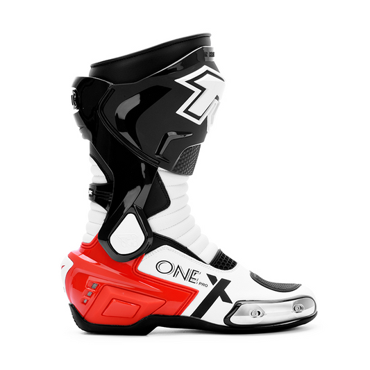 Tiger Racing X One Pro Boots - Red White