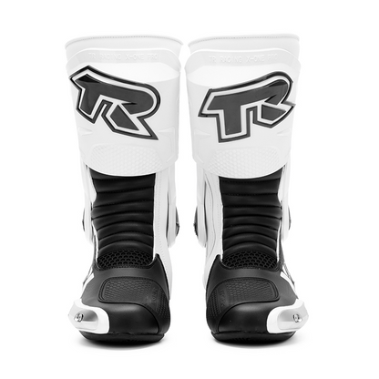 Tiger Racing X One Pro Boots - White Black