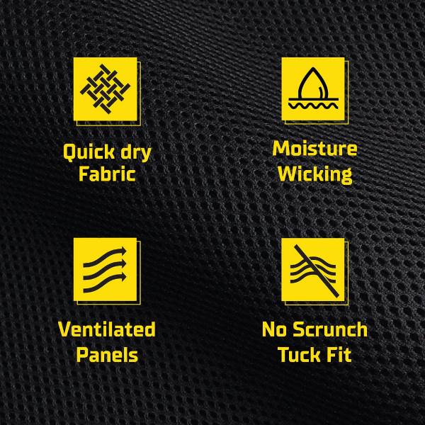 Tiivra Buzzy Balaclava (Black Yellow)