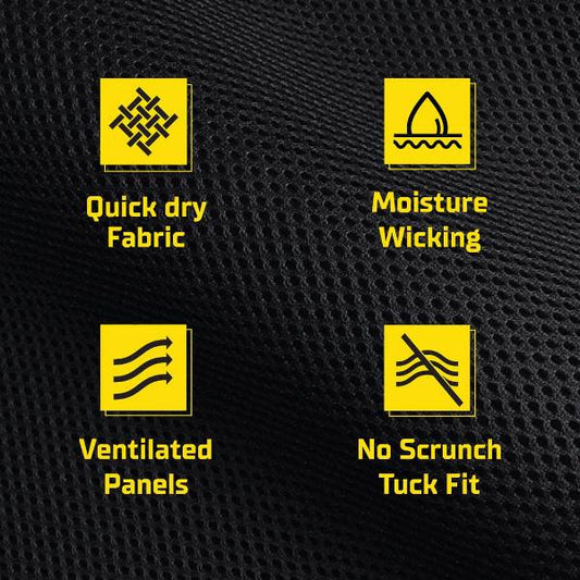 Tiivra Buzzy Balaclava (Black Yellow)