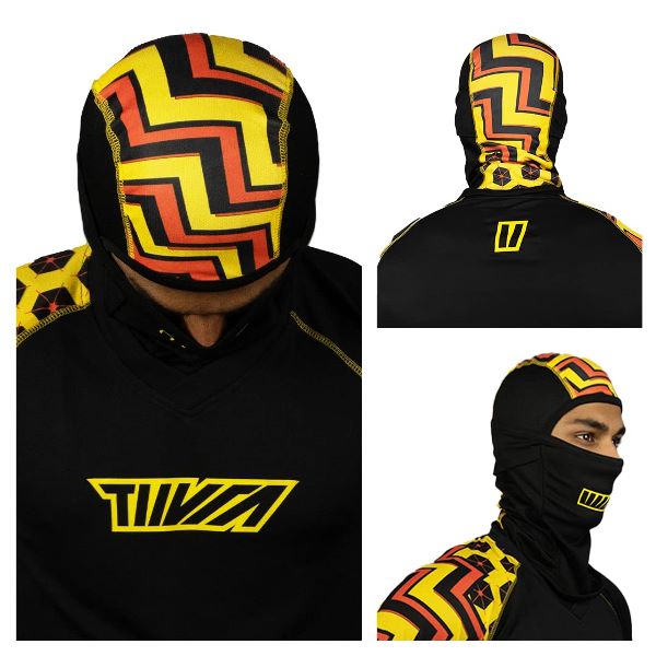 Tiivra Buzzy Balaclava (Black Yellow)