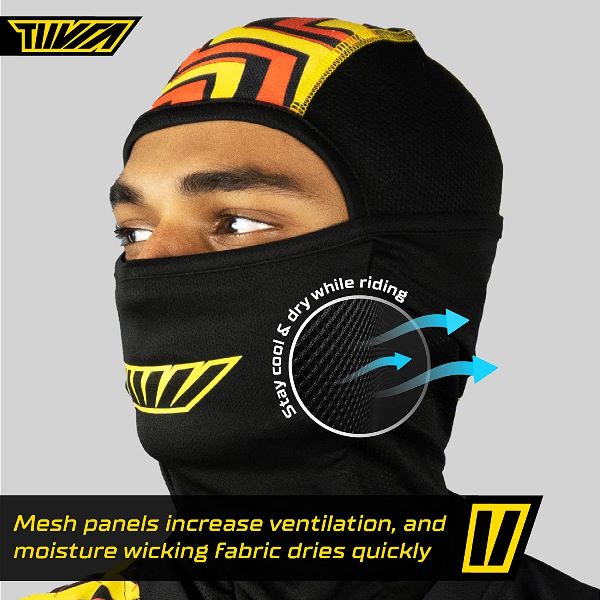 Tiivra Buzzy Balaclava (Black Yellow)