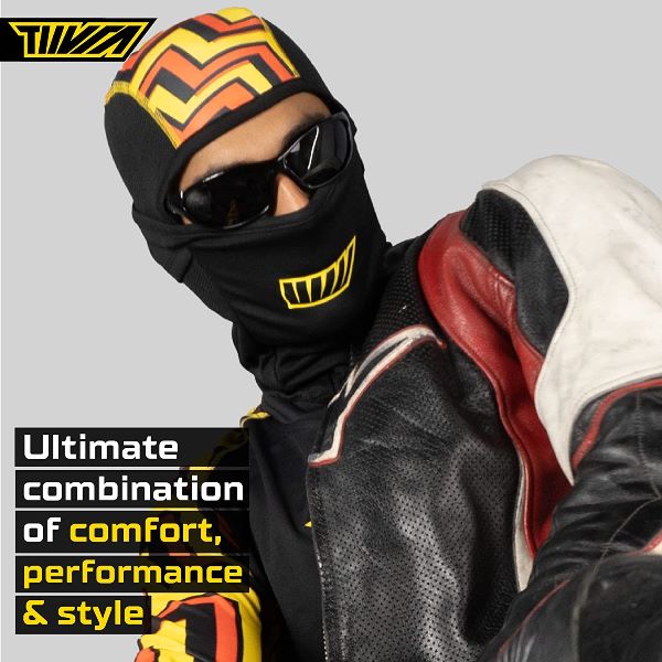 Tiivra Buzzy Balaclava (Black Yellow)