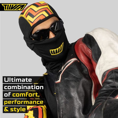 Tiivra Buzzy Balaclava (Black Yellow)