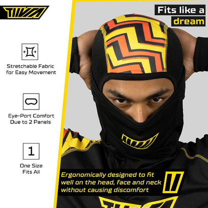 Tiivra Buzzy Balaclava (Black Yellow)