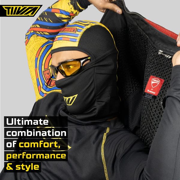 Tiivra T1 Balaclava (Black Yellow)