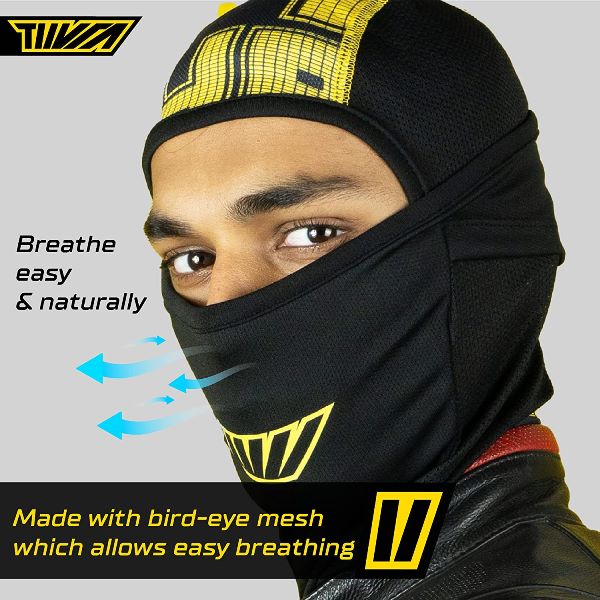 Tiivra Throttler The III Balaclava (Black Yellow)