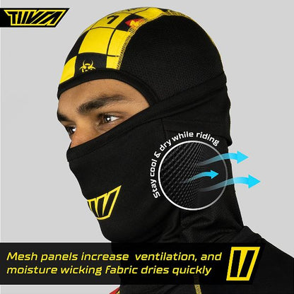 Tiivra XRoads Balaclava (Black Yellow)