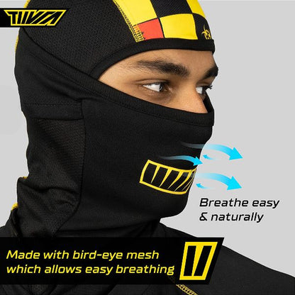 Tiivra XRoads Balaclava (Black Yellow)
