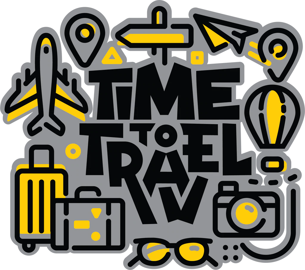 Time to Travel Sticker - Wander Looms - Riders Junction