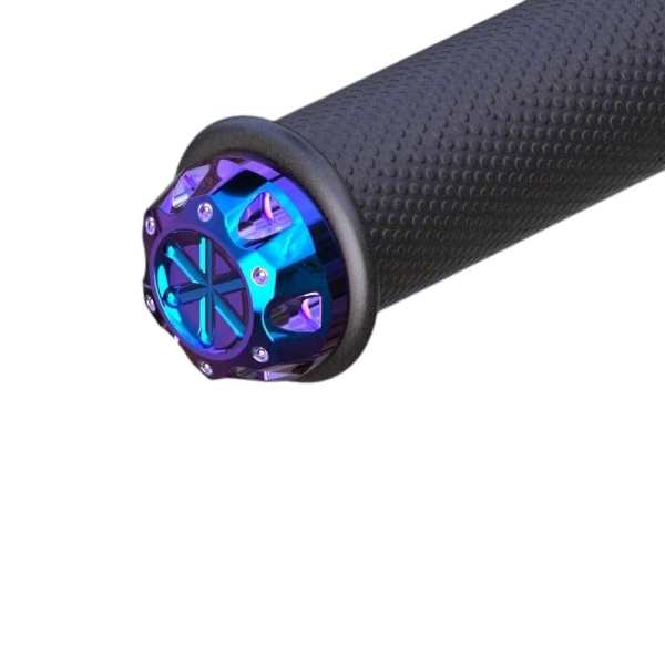 Titanium Plating Handlebar End-grip Set Universal