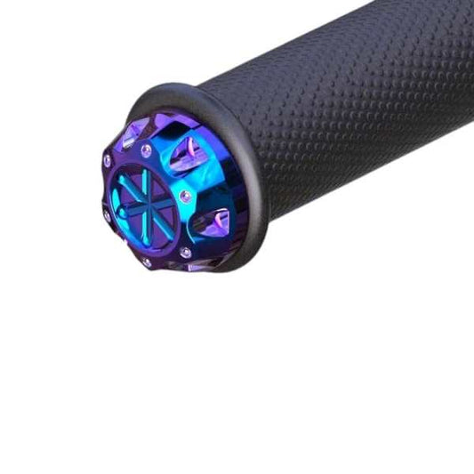Titanium Plating Handlebar End-grip Set Universal