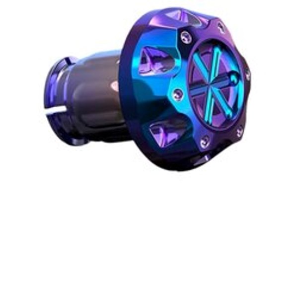 Titanium Plating Handlebar End-grip Set Universal