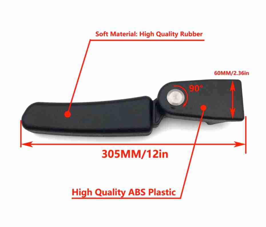 Passenger Armrest for Aluminium Top Box - Riders Junction