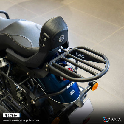 Top Rack Compatible with Royal Enfield Backrest for Super Meteor 650 by ZANA-ZI-8350