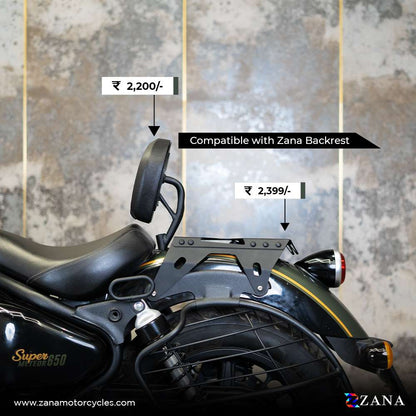 Top Rack Sheet Metal Compatible with Backrest For Super meteor 650 ZI-8294 - Riders Junction