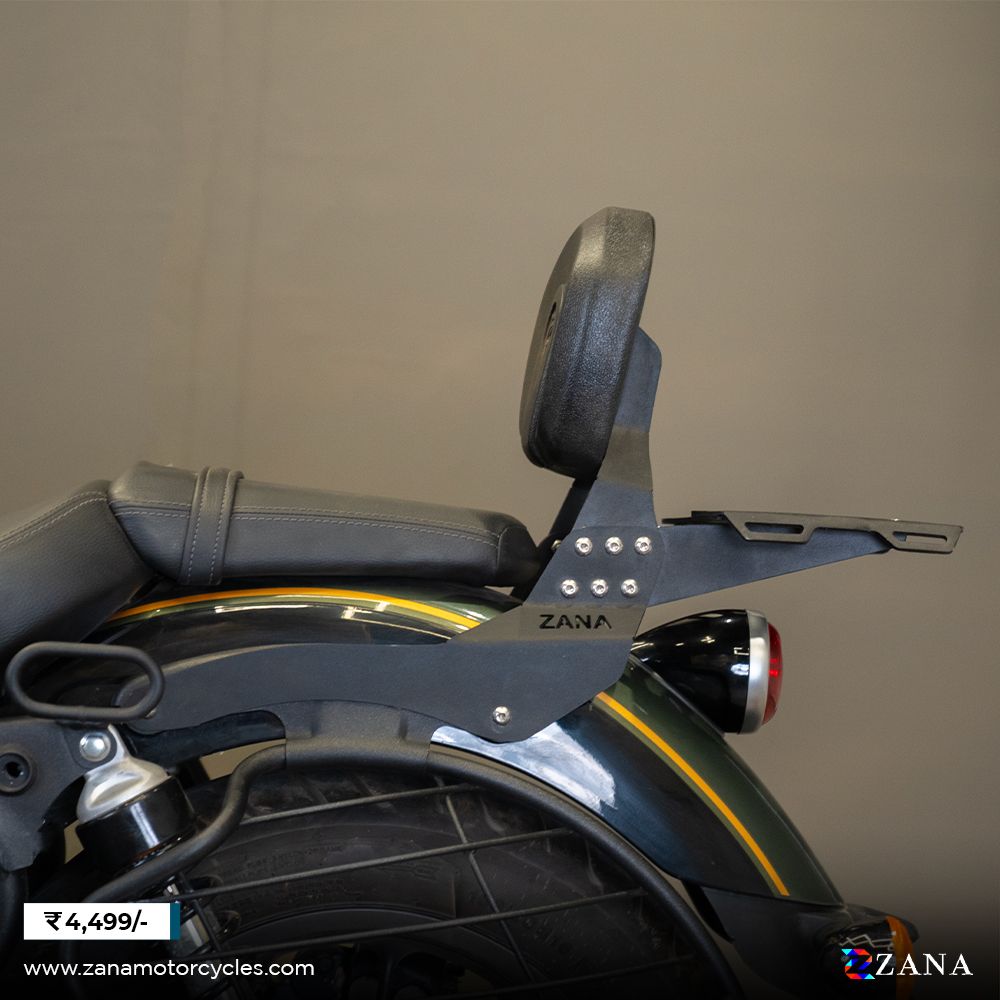 Top Rack Sheet Metal with Pillion Backrest for Super Meteor 650 by ZANA-ZI-8321B