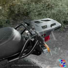 Top Rack (W-2) With Plate Compatible with Pillion Backrest For GT/Interceptor 650-ZANA - ZI-8016