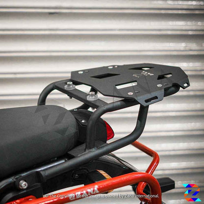 Toprack T-1 With Aluminium Plate Matt Black For Himalayan-ZANA - ZI-8038