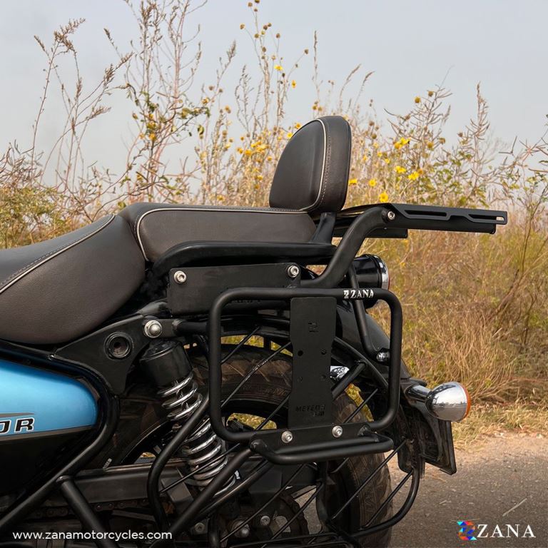 ZANA Top Rack With Plate Type-1 For Royal Enfield Meteor 350 - ZI-8399 - Riders Junction