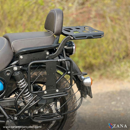 ZANA Top Rack With Plate Type-1 For Royal Enfield Meteor 350 - ZI-8399 - Riders Junction