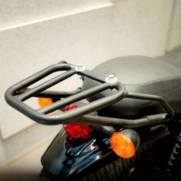 Top Rack Without Plate Compatible With Pillion Backrest For Royal Enfield Hunter 350 - ZI-8269