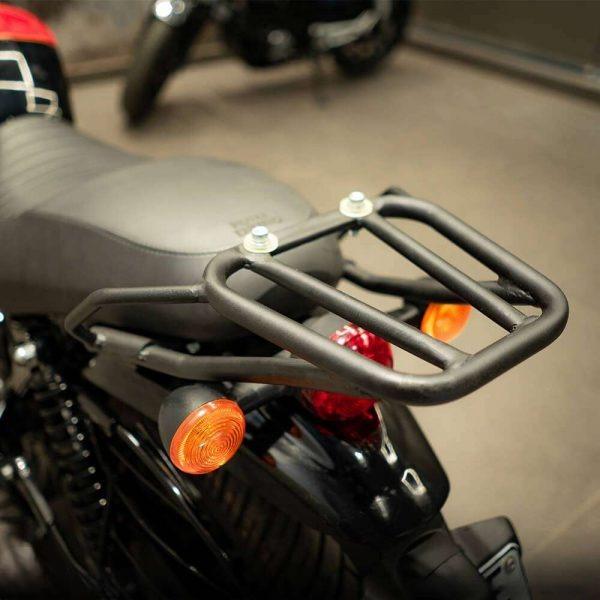 Top Rack Without Plate Compatible With Pillion Backrest For Royal Enfield Hunter 350 - ZI-8269 - Riders Junction