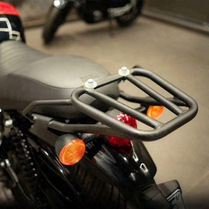 Top Rack Without Plate Compatible With Pillion Backrest For Royal Enfield Hunter 350 - ZI-8269 - Riders Junction