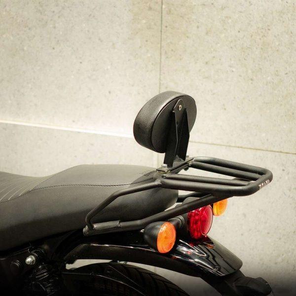 Top Rack Without Plate Compatible With Pillion Backrest For Royal Enfield Hunter 350 - ZI-8269 - Riders Junction