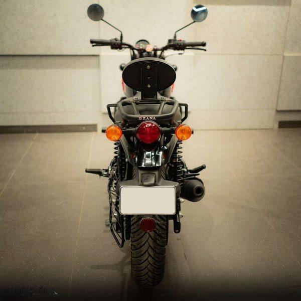 Top Rack Without Plate Compatible With Pillion Backrest For Royal Enfield Hunter 350 - ZI-8269 - Riders Junction