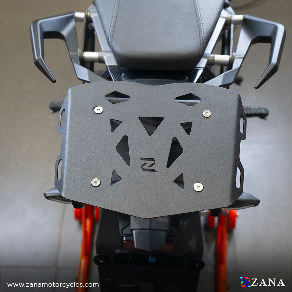 Top Rack with MS Plate for KTM Duke 390 - Gen 3 - ZI-8409 - Riders Junction
