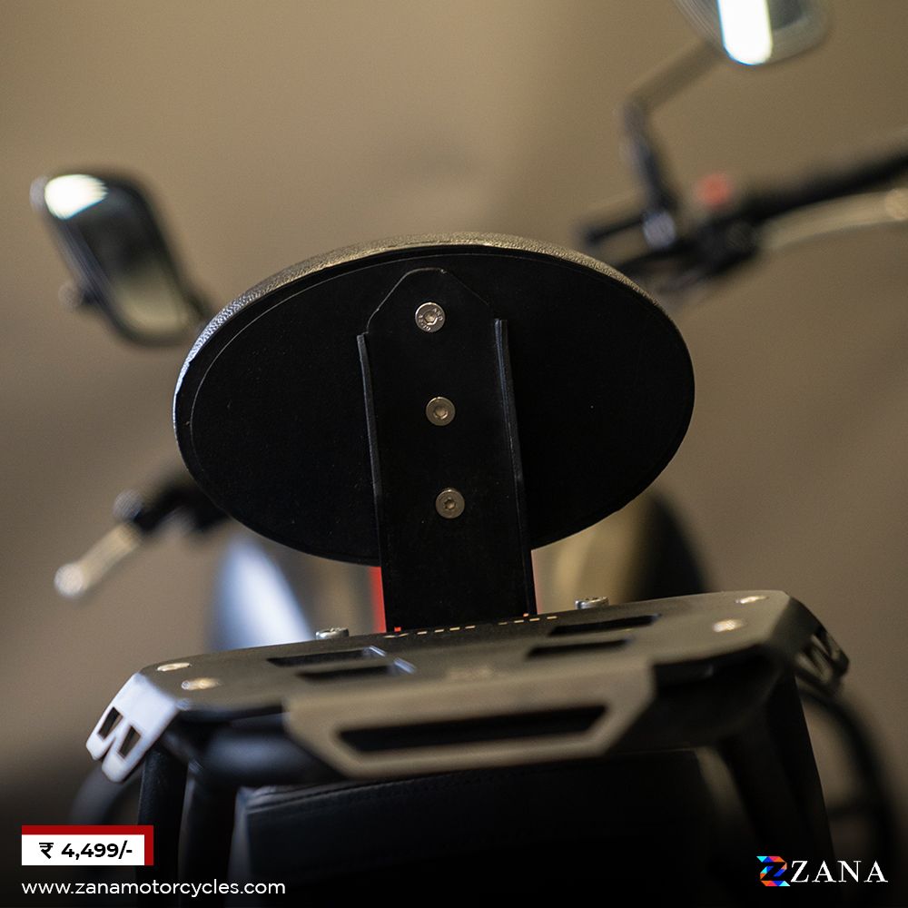 Top Rack with Plate Compatible with Pillion Backrest for Kawasaki Vulcan 650 - ZI-8310