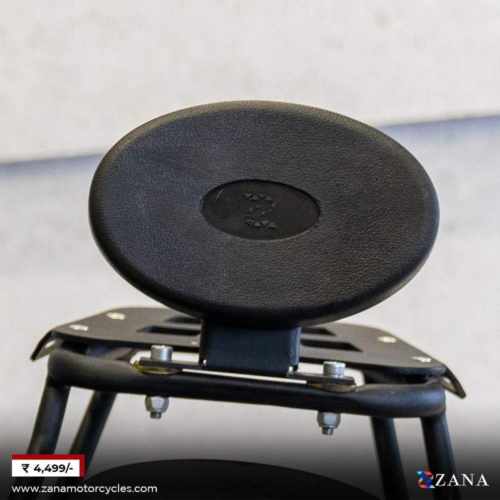 Top Rack with Plate Compatible with Pillion Backrest for Kawasaki Vulcan 650 - ZI-8310