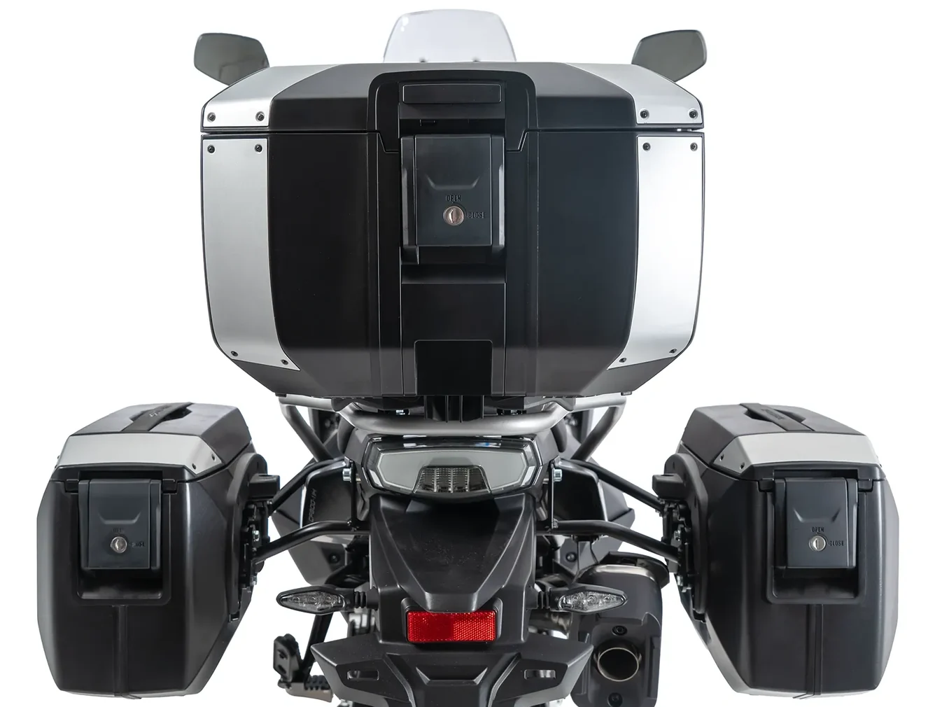 Top Case 40L for Smartrack XCORE Black/Silver - Hepco Becker - 610297 00 00