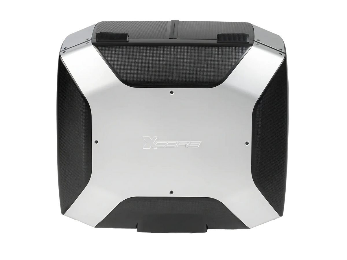 Top Case 40L for Smartrack XCORE Black/Silver - Hepco Becker - 610297 00 00