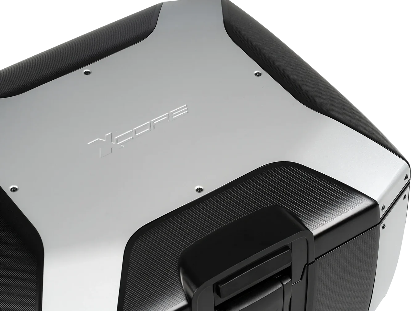Top Case 40L for Smartrack XCORE Black/Silver - Hepco Becker - 610297 00 00