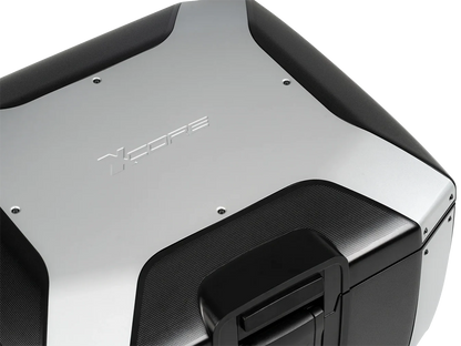 Top Case 40L for Smartrack XCORE Black/Silver - Hepco Becker - 610297 00 00