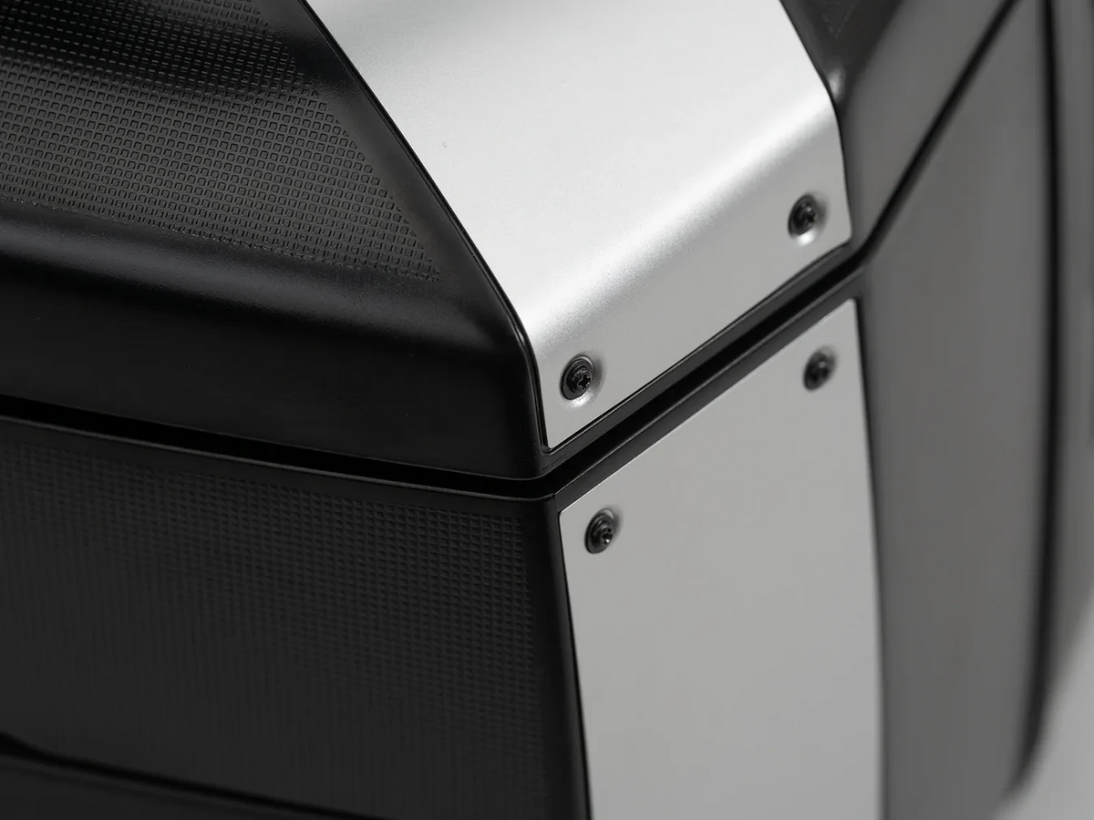 Top Case 40L for Smartrack XCORE Black/Silver - Hepco Becker - 610297 00 00