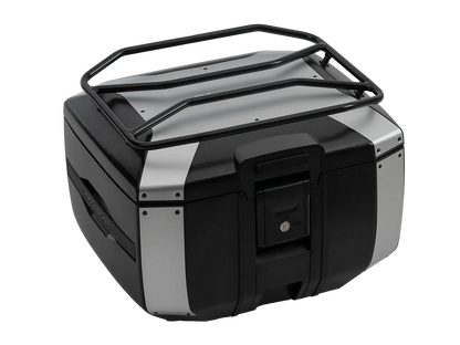 Top Case 40L for Smartrack XCORE Black/Silver - Hepco Becker - 610297 00 00