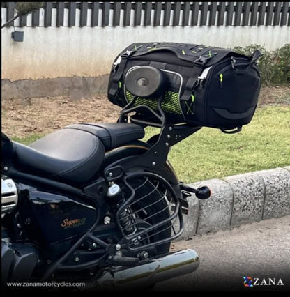 Top Rack With Pillion Backrest For Royal Enfield Super Meteor 650 - ZI-8286