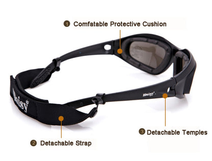 Trek N Ride Daisy Tactical Goggles- Sports Sunglass - DSYGGL
