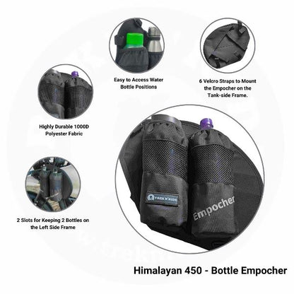 Trek N Ride Himalayan 450 Bottle Empocher- Left - HMBTEMPR450