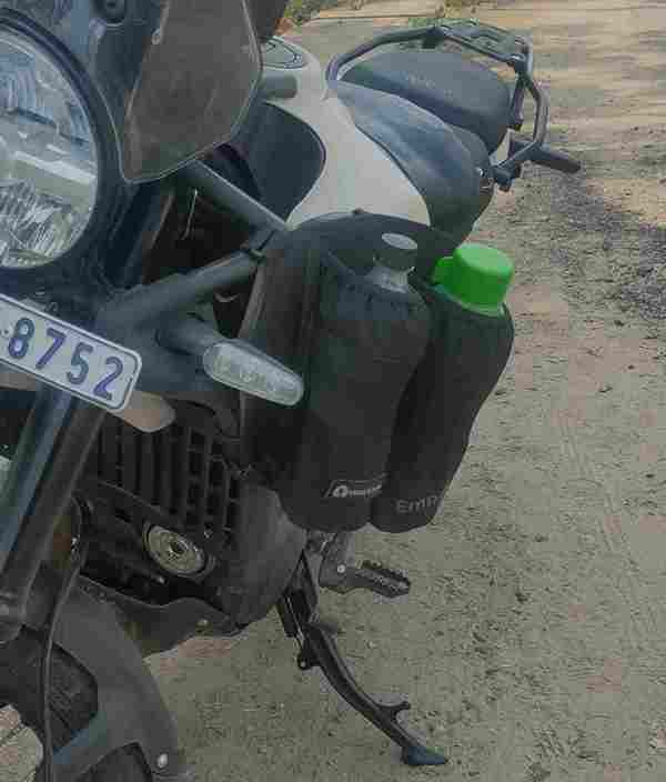 Trek N Ride Himalayan 450 Bottle Empocher- Left - HMBTEMPR450