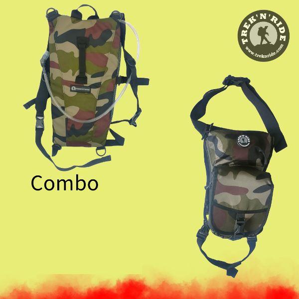 Trek N Ride Hydration Pack (3L) and Thigh Bag Combo