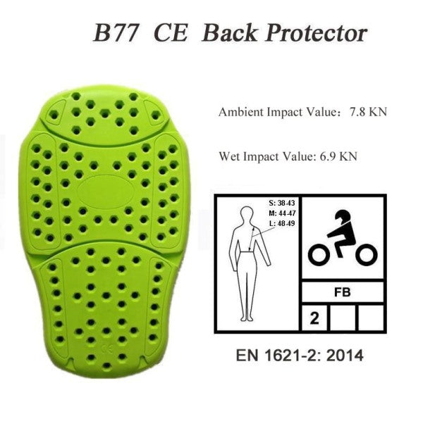 Trek N Ride Jacket Protector Set (CE approved – Level 2) - JKTAMRL2