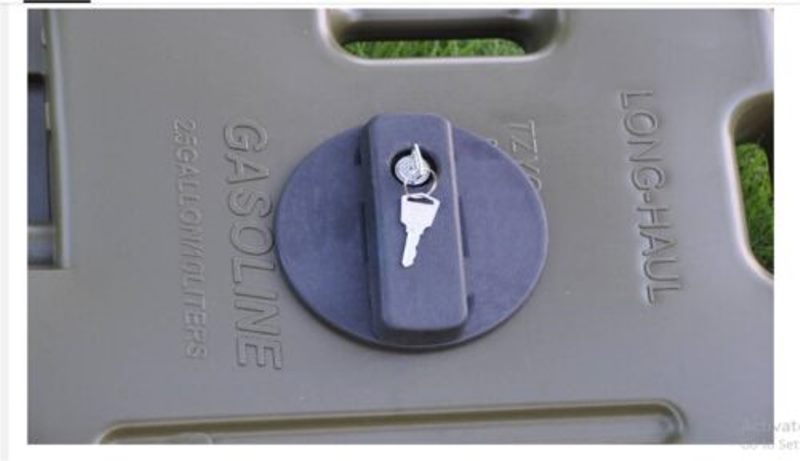 Trek N Ride Jerry Can Mount with Lock 10L - JCMOT