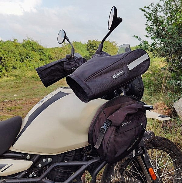 Trek N Ride Motorcycle Handlebar Muffs (Mitts) for Winter and Snow Riding-HDLBRMF