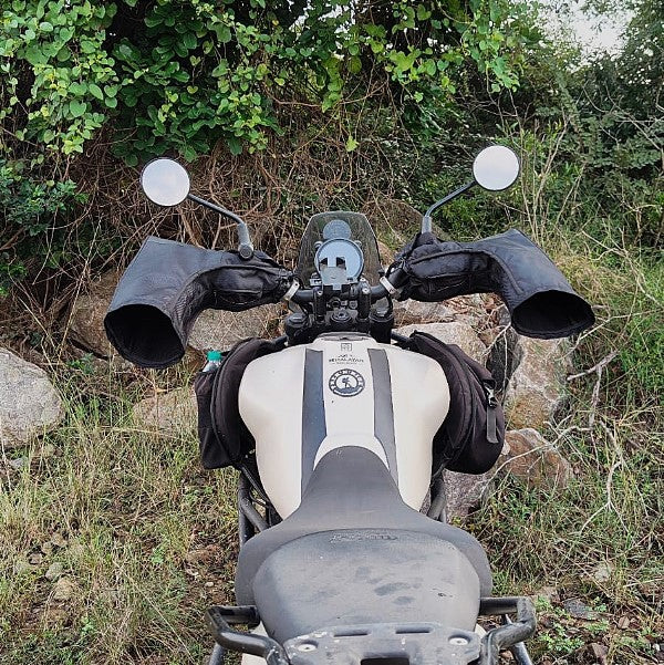 Trek N Ride Motorcycle Handlebar Muffs (Mitts) for Winter and Snow Riding-HDLBRMF