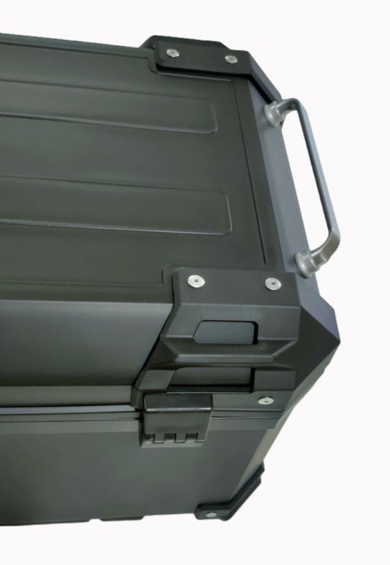 Trek N Ride Motorcycle Top Box – 45L (New Model) - Black